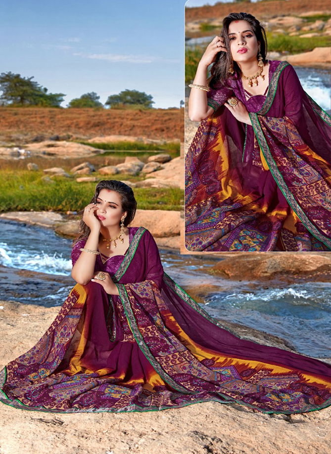 Radha Rani Printed Sarees with Beautiful Exclusive Border 